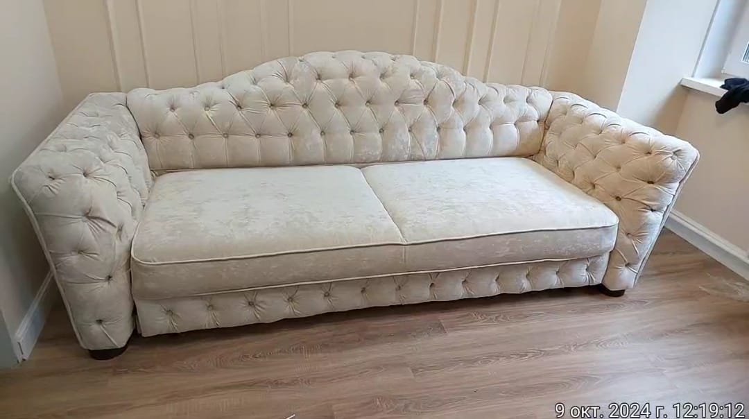 Замена обивки дивана на дому. Весьегонск